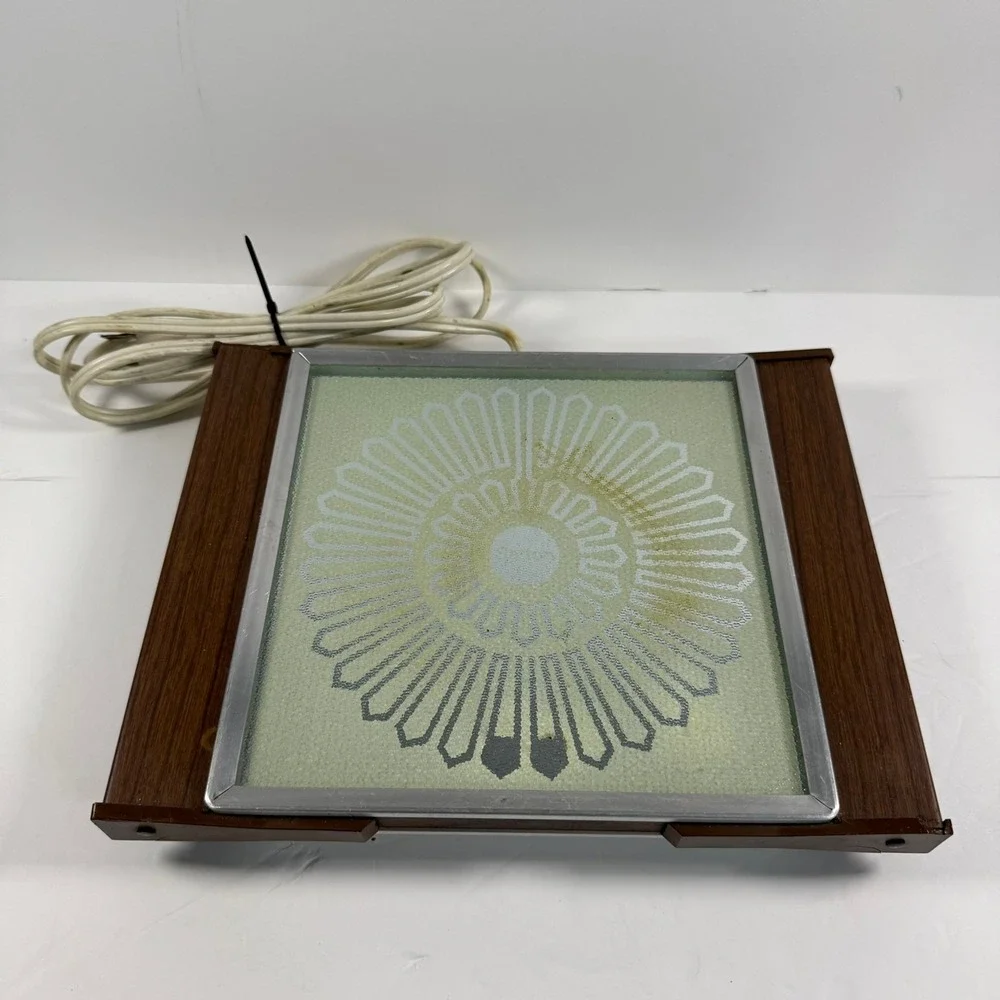 Salton Vintage Hotray Food Warmer Electric Hot Plate Buffet Server H-907 *WORKS*
